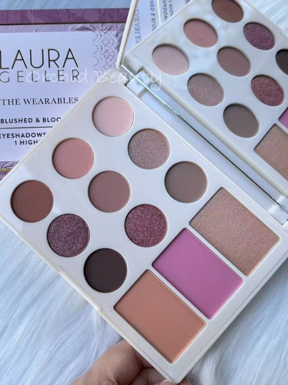 Laura Geller The Wearables Eyeshadows & Face Palette~Full Size~New In Box